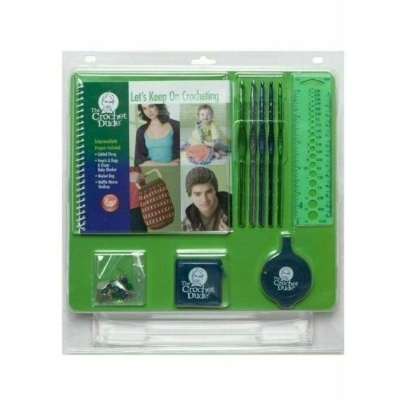 Crochet Kit Boye The Dude Let's Keep On Crocheting Kit #3371002001 Sealed - Picture 7 of 7